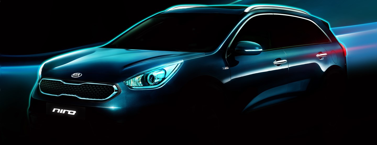 Kia reveals first images of all-new Niro Hybrid Utility Vehicle