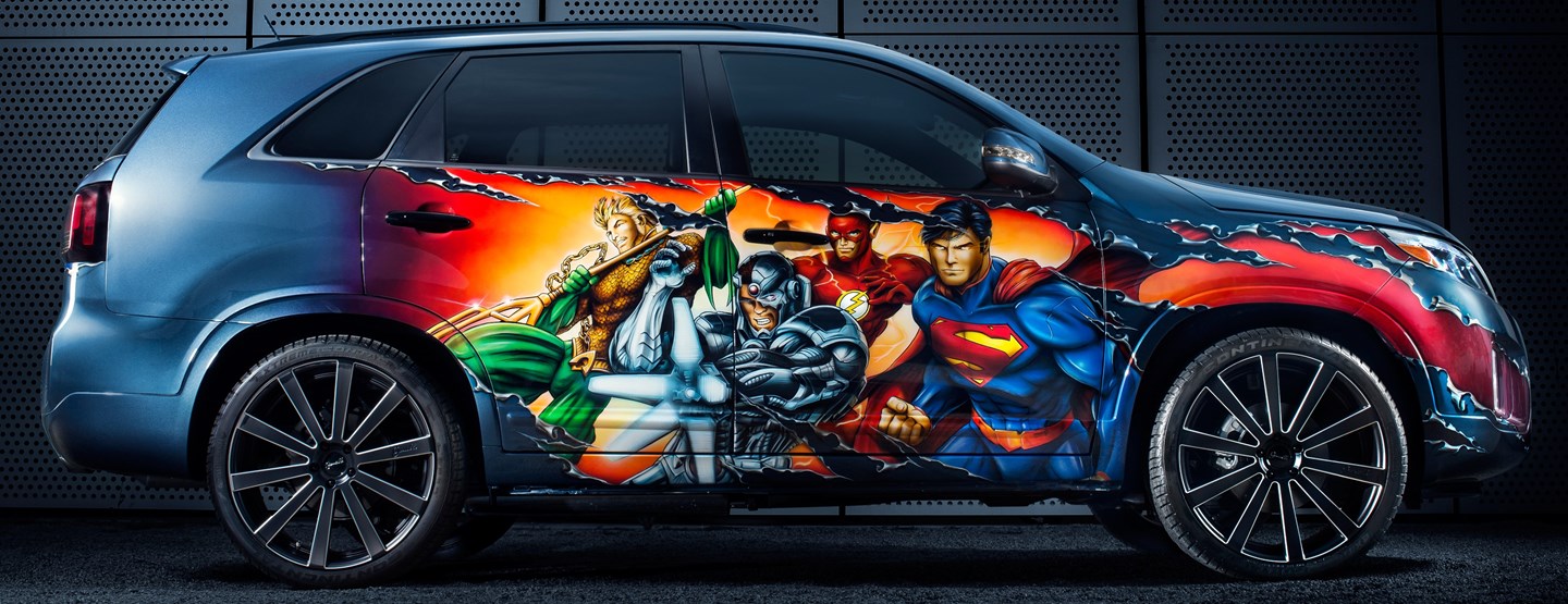 DC ENTERTAINMENT KICKS OFF SAN DIEGO COMIC-CON BY UNVEILING ONE-OF-A-KIND JUSTICE LEAGUE CAR