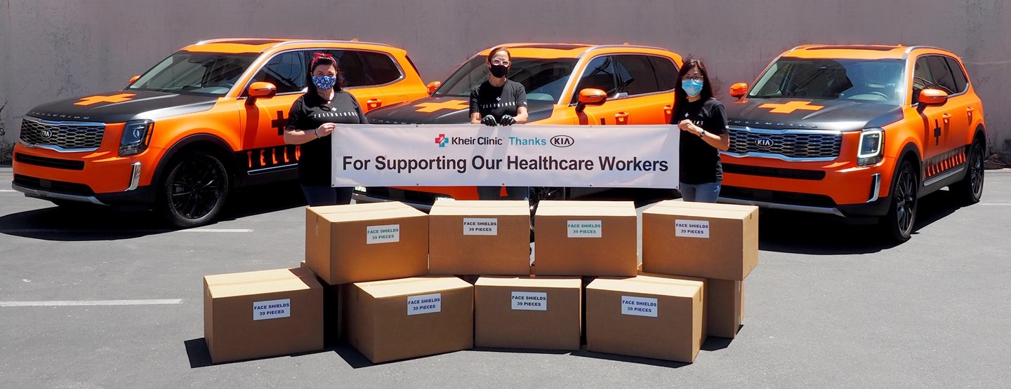 KIA MOTORS’ “TELLURIDERS” CONTINUE DELIVERING FACE SHIELDS TO  HOSPITALS AND MEDICAL FACILITIES NATIONWIDE 