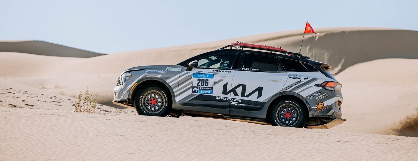 2023 SPORTAGE X-PRO PULLS STRONG FINISH IN REBELLE RALLY