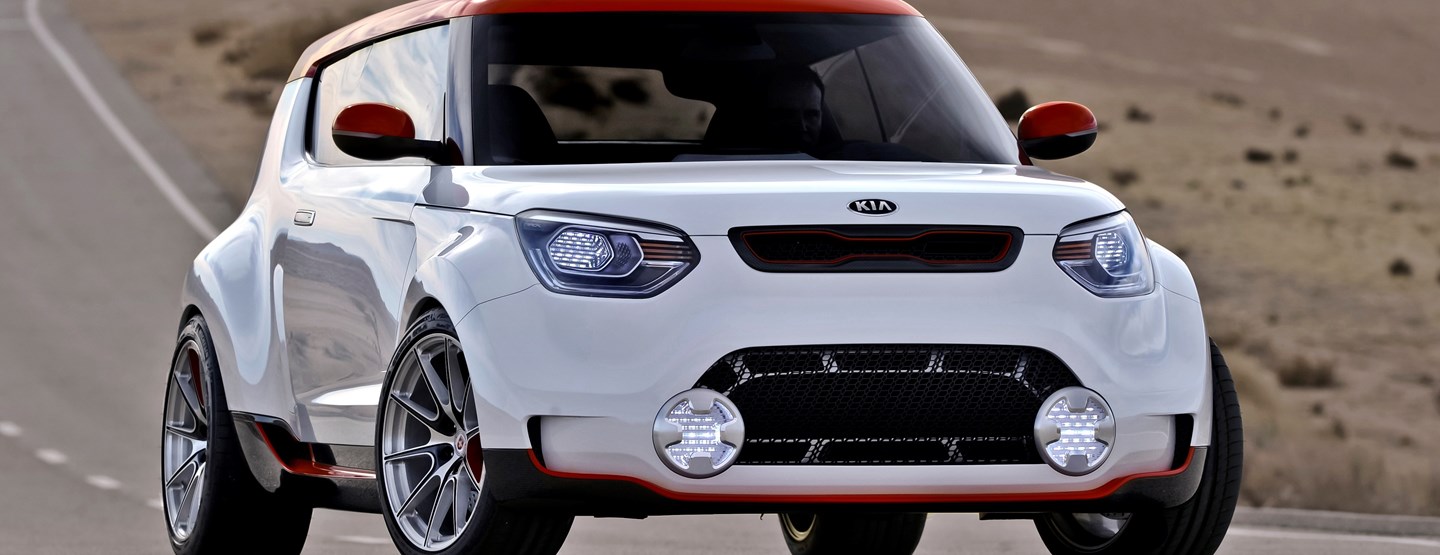 KIA DREAMS BIG WITH TRACK'STER CONCEPT CAR UNVEIL AT 2012 CHICAGO AUTO SHOW