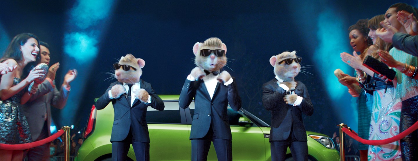 KIA MOTORS’ ICONIC HAMSTERS SHOW OFF A STYLISH NEW LOOK AS THEY STRUT THEIR STUFF ON THE RED CARPET IN CAMPAIGN FOR ALL-NEW 2014 SOUL