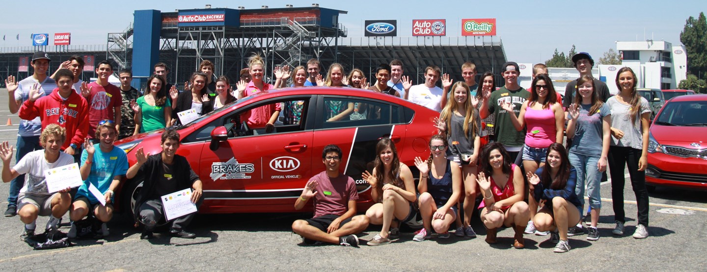KIA MOTORS AMERICA AND B.R.A.K.E.S. SUPPORT NATIONAL TEEN DRIVER SAFETY WEEK WITH FREE HANDS-ON DEFENSIVE DRIVER TRAINING