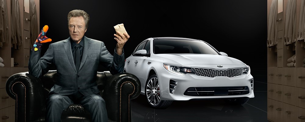Christopher Walken adds “pizzazz” to Kia Motors’ Super Bowl commercial for the all-new 2016 Optima midsize sedan