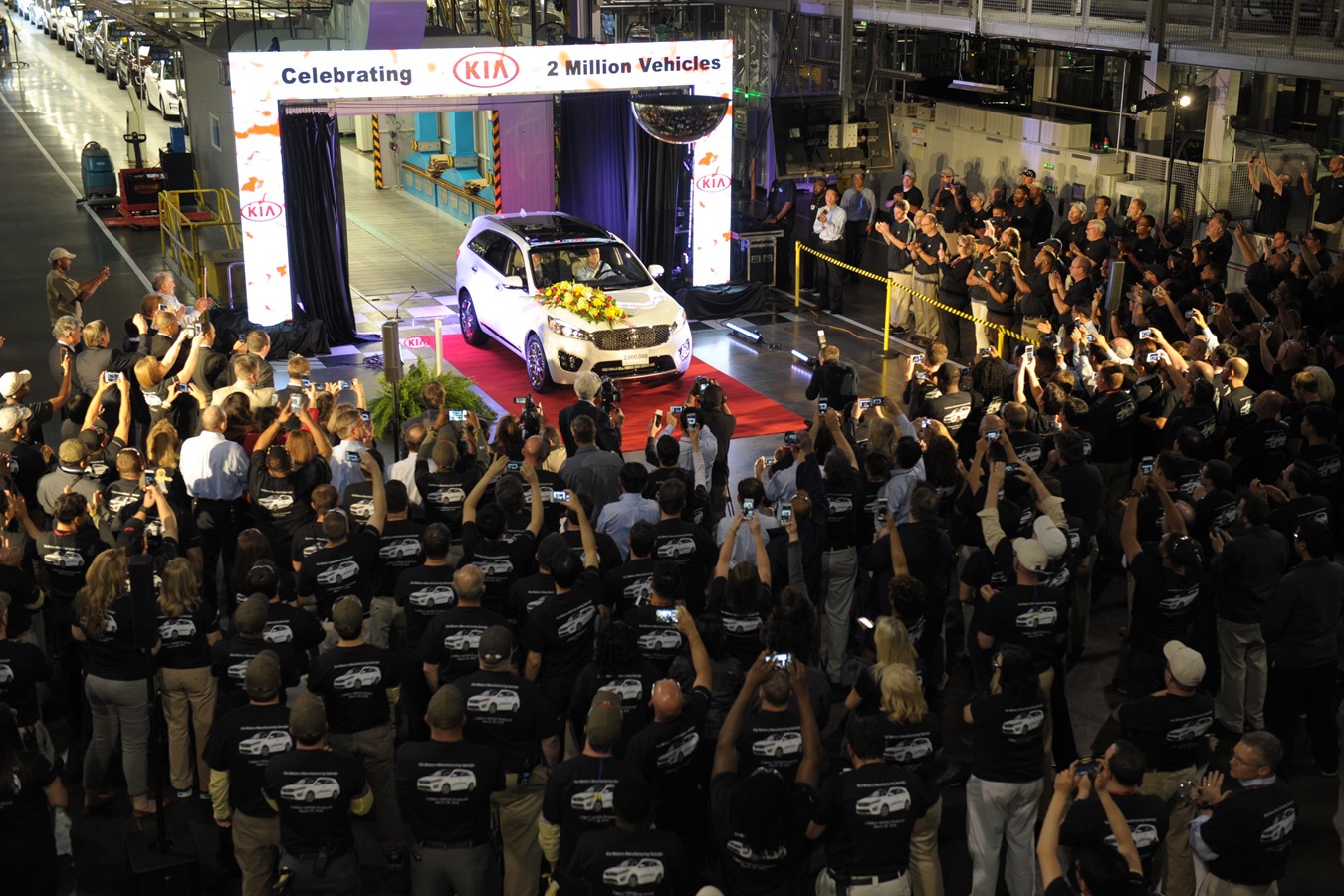 Kia Motors Produces Two Millionth Vehicle in the U.S.
