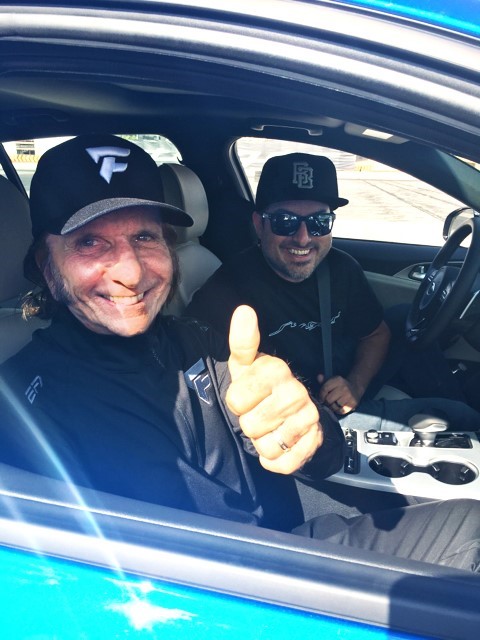 Racing Legend Emerson Fittipaldi Gets First Drifting Experience in All-New 2018 Kia Stinger GT at SEMA Show