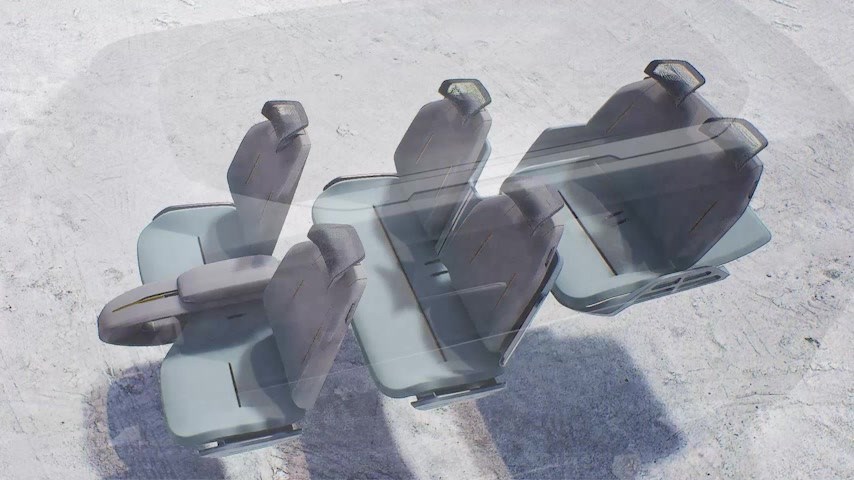Concept EV9 Animation - Interior Seats