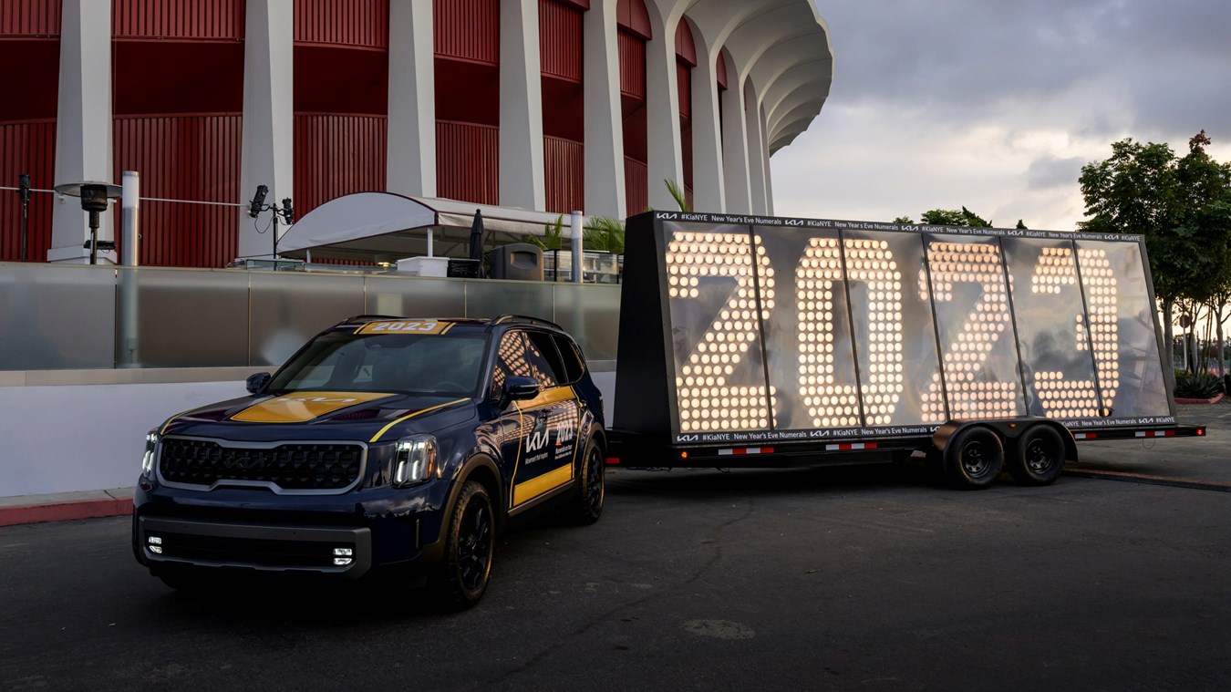 KIA AMERICA HERALDS START OF 2023 CELEBRATION WITH NATIONWIDE TOUR OF ICONIC TIMES SQUARE NEW YEAR’S EVE NUMERALS