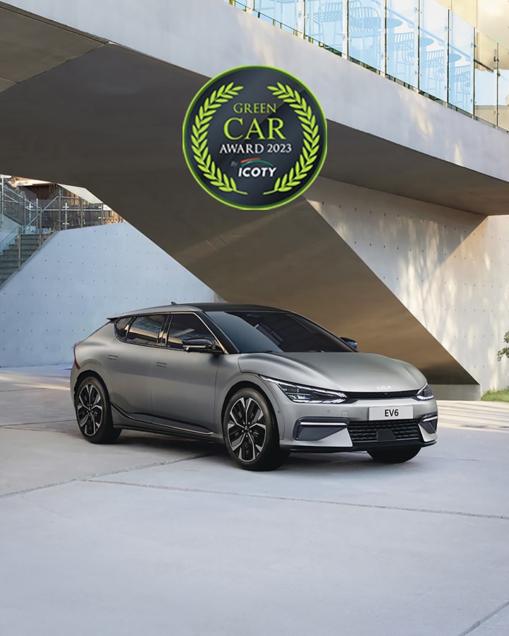 Kia EV6 Wins ICOTY Green Car Award 2023