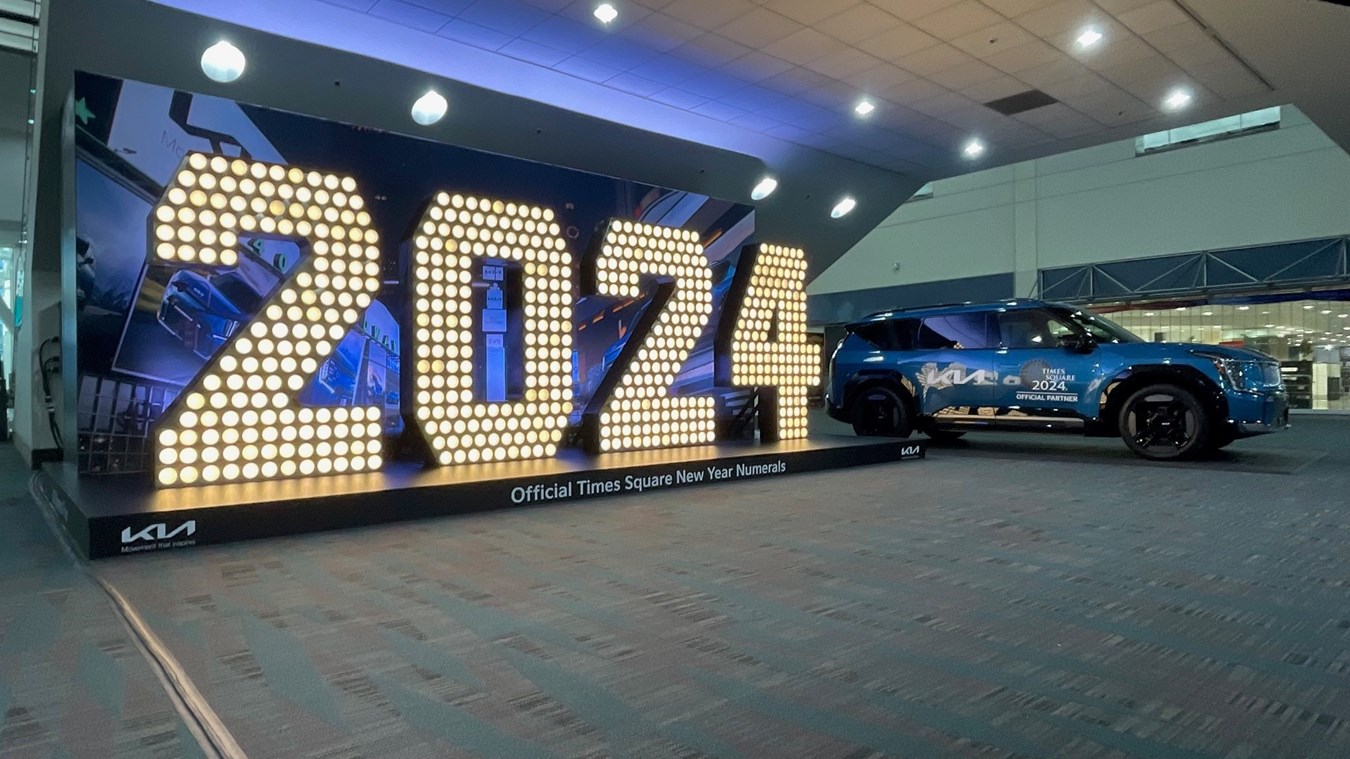 KIA AMERICA READY TO RING IN 2024 WITH NATIONWIDE TOUR OF ICONIC TIMES SQUARE NEW YEAR’S EVE NUMERALS