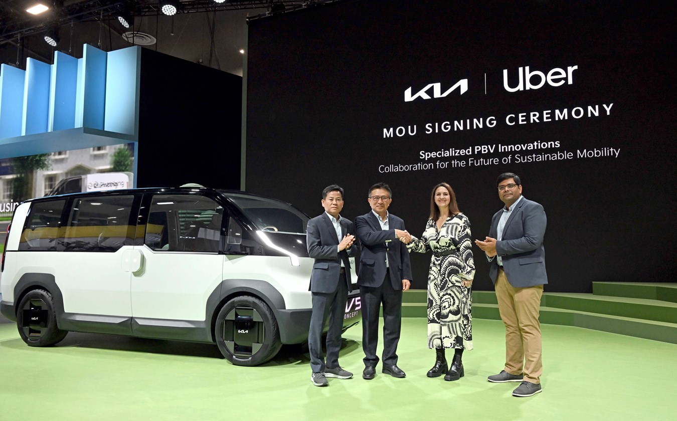 Kia Signs MoU to Offer Ride Hailing PBVs to Drivers on the Uber Platform